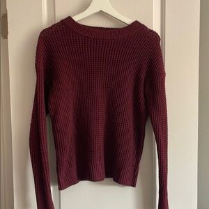 Burgundy Fall Sweater